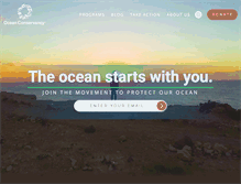 Tablet Screenshot of oceanconservancy.org